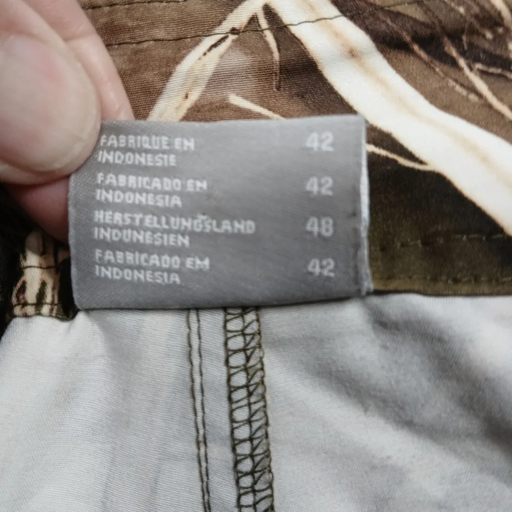 Columbia PFG Fishing Shorts Men's 32 RealTree Camo Omni-Shield Performance Cargo